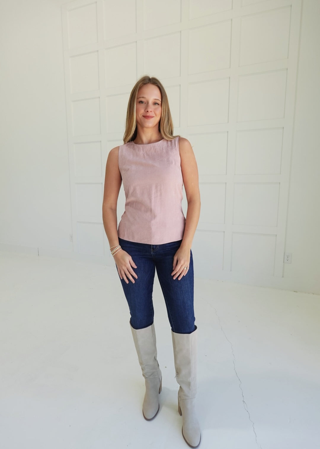 Lingering Matte Top - Rose