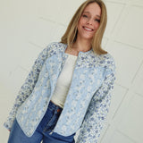 Catarina Quilted Jacket - Blue