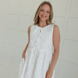 Bushel + Peck Mini Dress - Off White