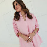 Lorelai Scalloped Set - Pink