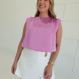 Dinner Date Top - Pink
