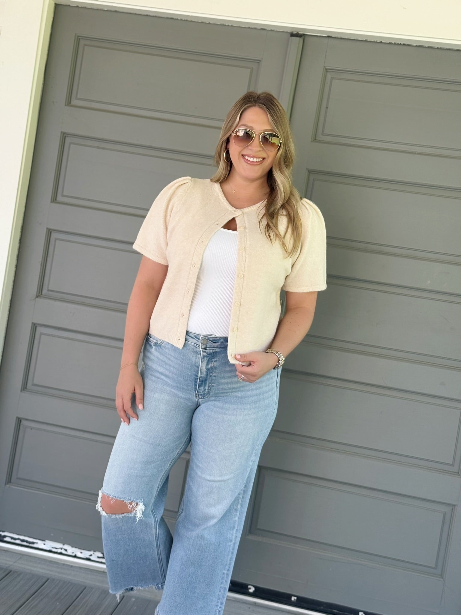 Coventry Sweater - Ivory Beige
