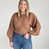 Classical Ribbed Sweater - Deep Camel