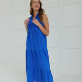 Amarette Midi Dress - Blue