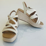 Darya Platform Wedge - Bone