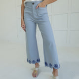 Daisy Daydream Pants - Blue
