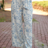 Saylor Printed Linen Pant