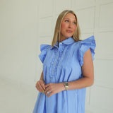 Kickoff Mini Dress - Powder