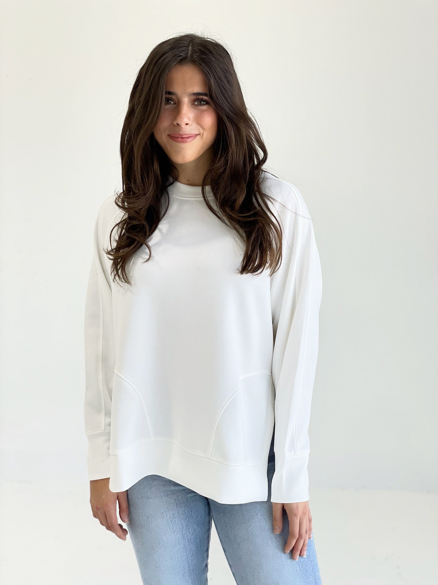 Unwind Scuba Pullover - Ivory