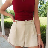 Do's & Don'ts Top - Deep Red