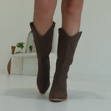 Listler Western Boot - Brown