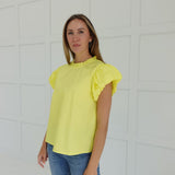 Poplin Puff Top