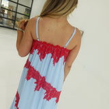 Monet Maxi Dress - Blue