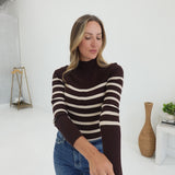 Around Town Top - Brown