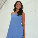 Lace Blues Mini Dress