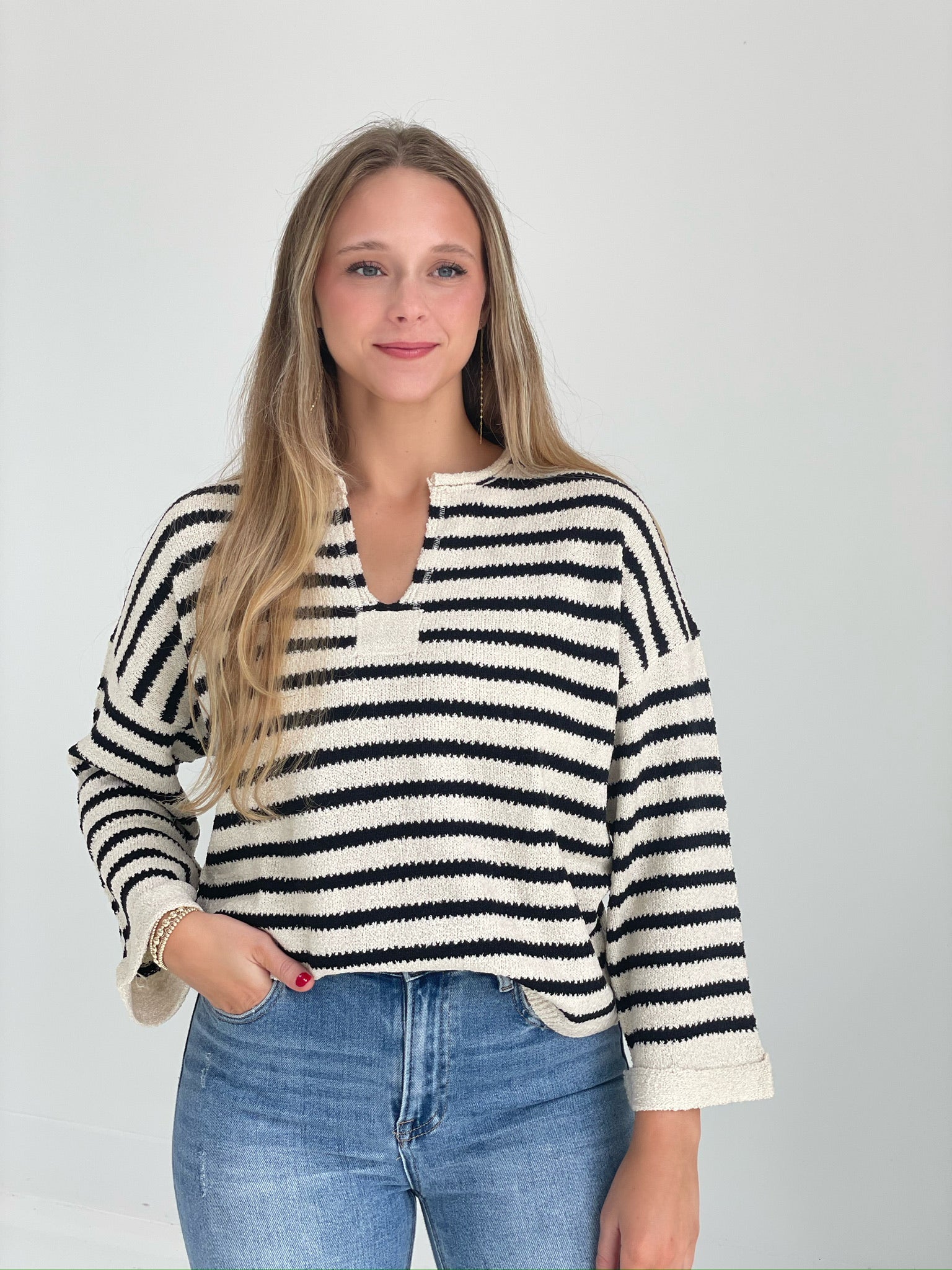 Keyes Stripe Sweater