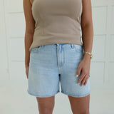 Mother Knows Denim Shorts
