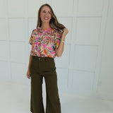 Farris Linen Blend Blouse