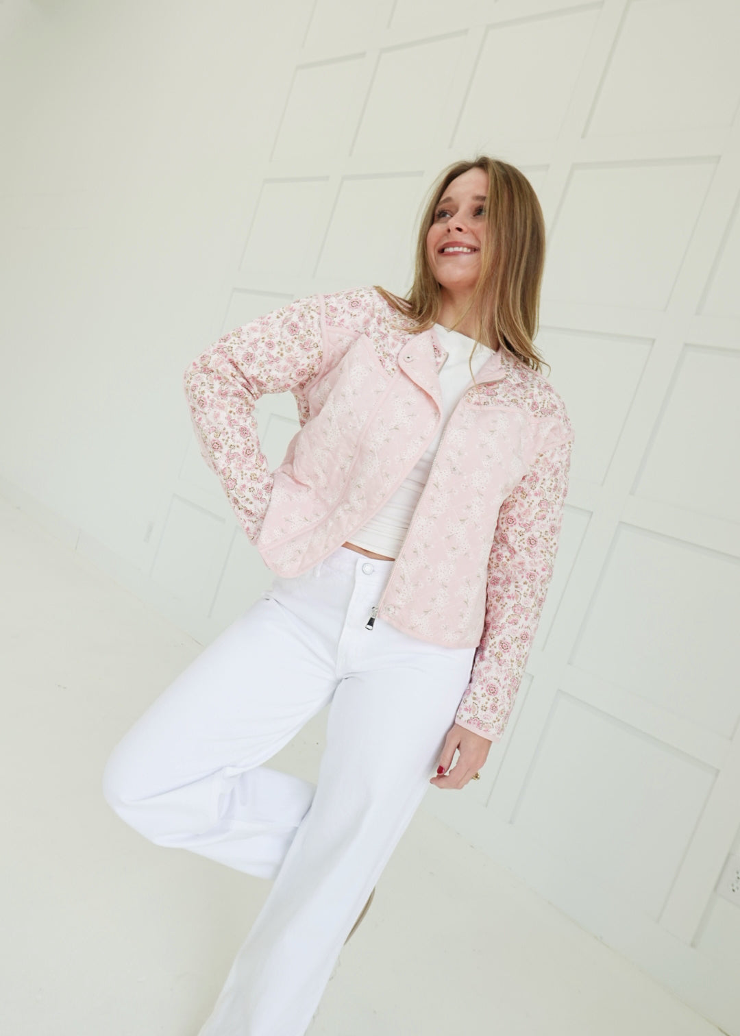 Catarina Quilted Jacket - Pink