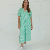 Ida Midi Dress - Green