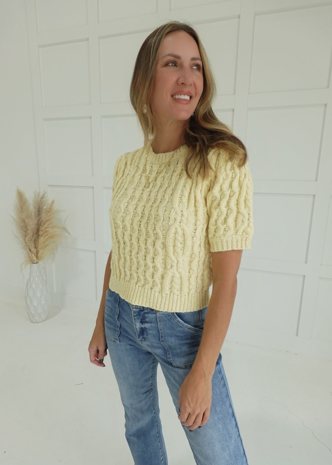 Fly By Me Sweater - Yellow