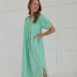 Ida Midi Dress - Green