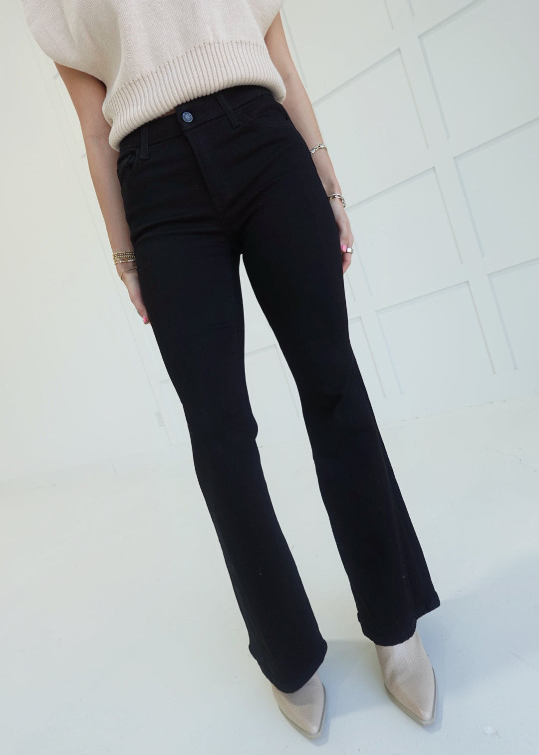 Betty Black Flare Jeans