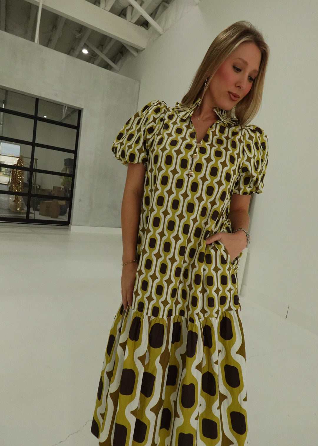 Syd Midi Dress - Martini