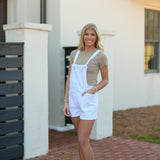 Seasons Tied Romper - White