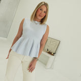 Romy Sweater Top - Powder