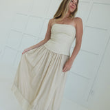 Gravitas Linen Midi Dress