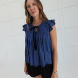 Cosby Denim Top