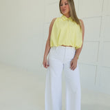 Penelope Bubble Top - Butter