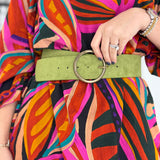 Large Olive Belt