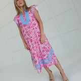 Wilshire Midi Dress - Pink
