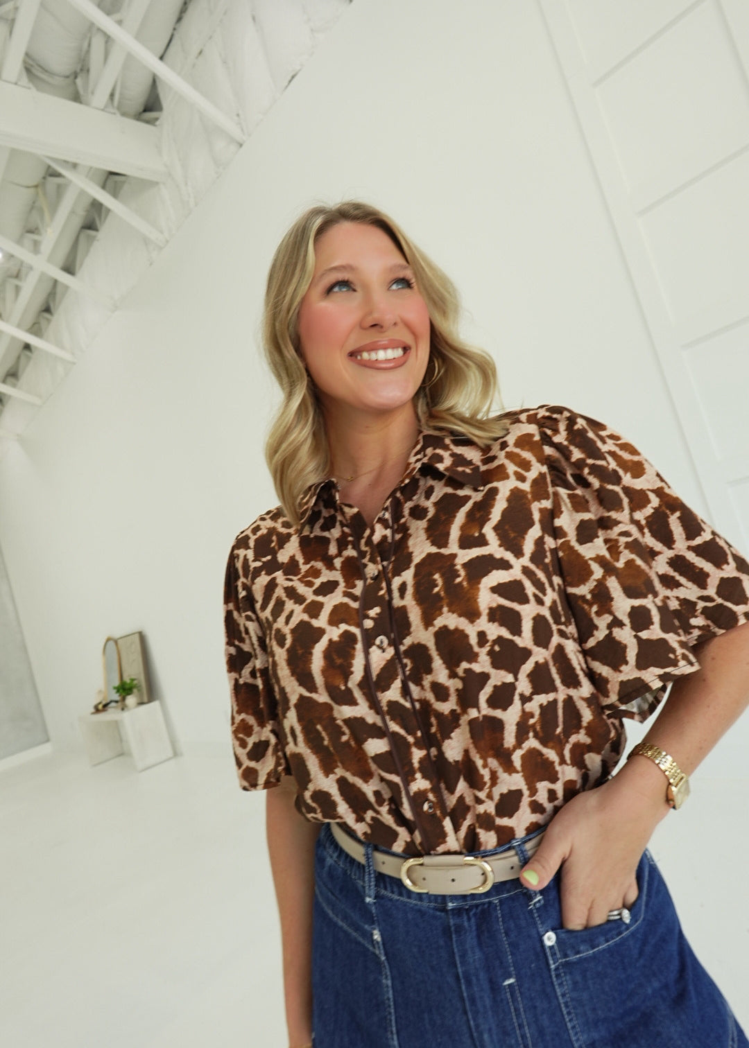 Demure Blouse