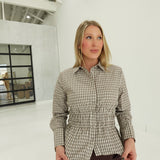 Stassi Plaid Top