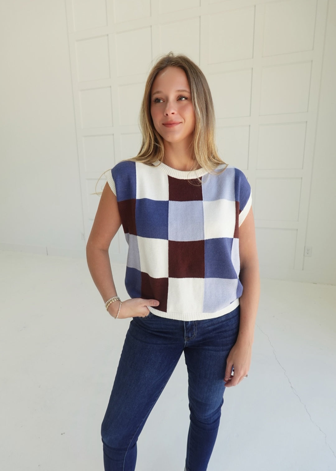 Checking Boxes Sweater