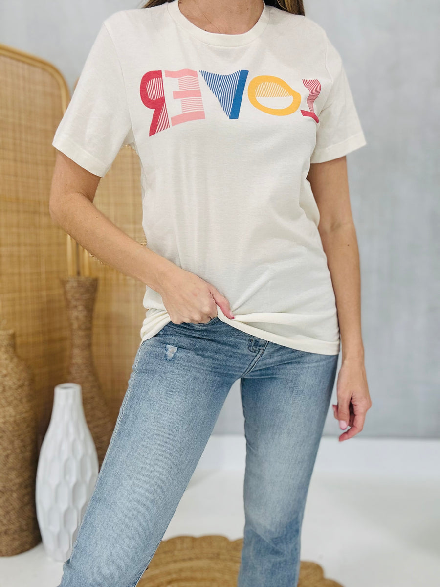 Lover Graphic Tee - Ivory