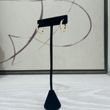 Slim Tube Hoop Earrings- Gold