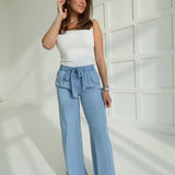 Danya Tencel Pants - Lt Blue