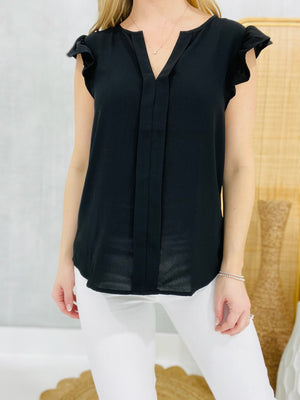 Spend My Time Blouse - Black