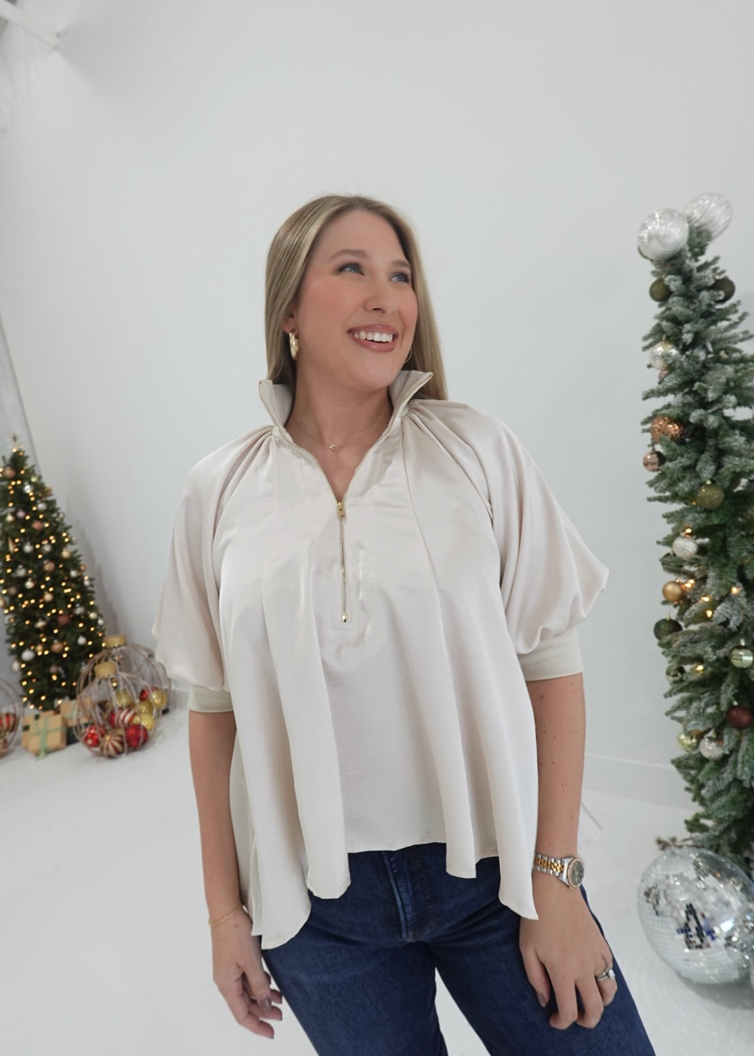 The Jane Top - Cream
