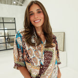 Playful In Boho Blouse