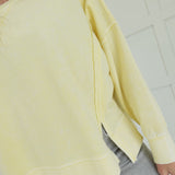 Casual In Pastel Pullover - Butter Yellow