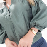 Match-Made Blouse - Green