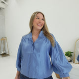 Match-Made Blouse - Blue