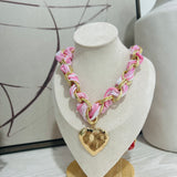 Double Down Scarf Necklace