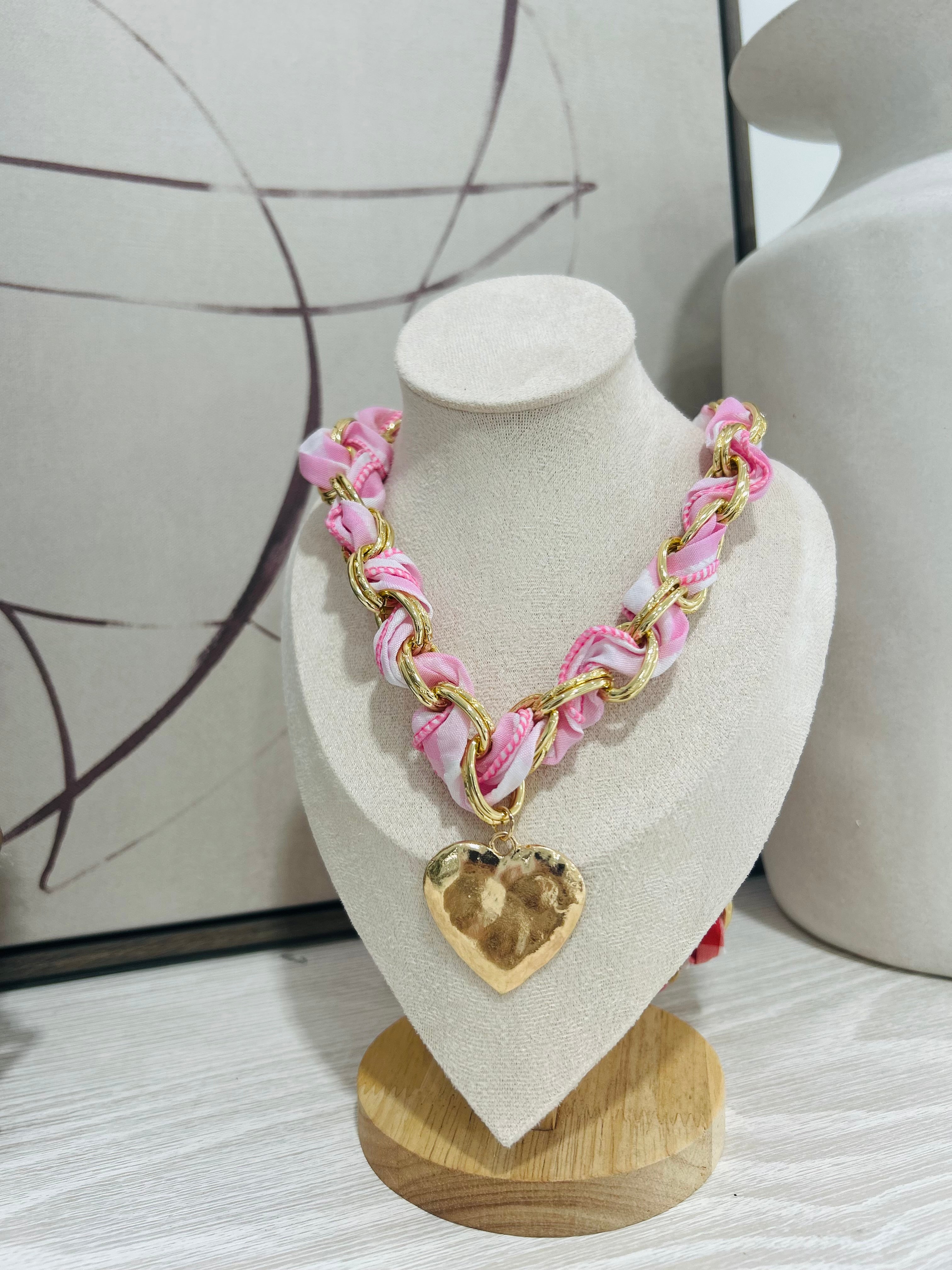 Double Down Scarf Necklace