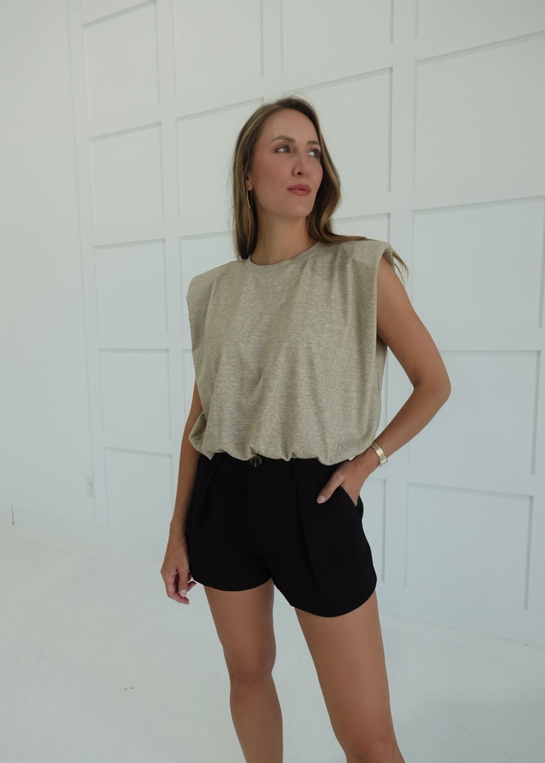 Not Problematic Bodysuit - Taupe
